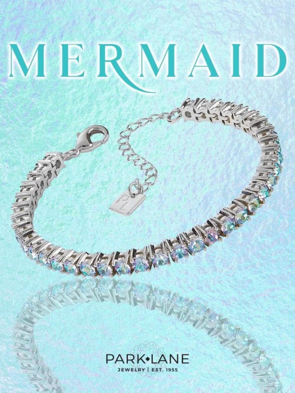Park Lane Mermaid Micro Impression Tennis Bracelet - Picture 2 of 6